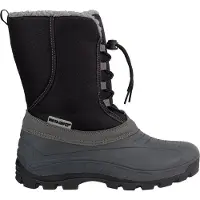 Winter-Grip Schneestiefel Frosty II Gummi/Polyester Schwarz/Grau Größe 38-39