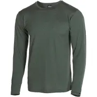 Ivanhoe - Underwool Merino Male L/S - Merinoshirt Gr S oliv