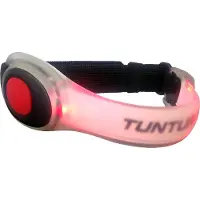 Tunturi LED-Armleuchte, leuchtendes blinkendes Armband, Joggen, Wandern, Rot oder Grün, Farbe:Red