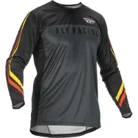 FLY Racing Lite S.E. Speeder Metall Rot Gelb Jersey Größe M