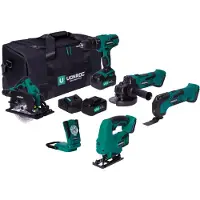 Vonroc Werkzeugsatz VPower 20V – 4.0Ah | Inkl. 2 Akku’s und Ladegerät