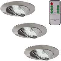 Paulmann 3 x LED Einbaustrahler EBL Set RGB Wellness 3W Modul mit Fernbedienung