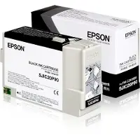 Epson SJIC20P(K) Black Tintenpatrone für TM-C3400BK, High (L) Yield, Schwarz, Tinte auf Pigmentbasis, 78,7 ml, 1 Stück(e), Einzelpackung