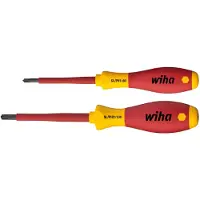 Wiha Schraubendreher Set SoftFinish electric PlusMinus/Phillips 2-teilges Set auf SB-Karte - 32281