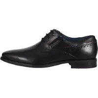 Bugatti Nicolo ExKo Herrenschuhe Businessschuhe Schuh Schwarz Elegant, Schuhgröße:44 EU