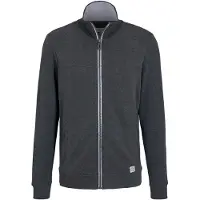 Tom Tailor Sweatjacke mit Stehkragen Tom Tailor Dark Grey Melange