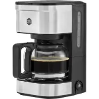 OBH Nordica Coffee Prio, Espressomaschine, 0,75 l, 700 W, Schwarz, Edelstahl