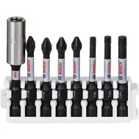 Bosch PRO Schrauberbit-Set Impact Control, 8-teilig, PH1, 3x PH2, PH3, 2 x PZ2, PZ3, 25 mm - 2608522328