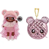 Mga Na! Na! Na! Surprise 2-in-1 Pom Doll Glam Series - Cali Grizzly, Mini-Puppe, Weiblich, Mädchen, Mehrfarbig