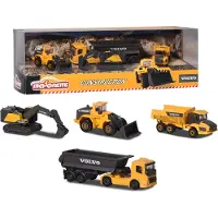 Smoby Majorette VOLVO CONSTRUCTION 4 PIECES GIFTPACK - 8503105000
