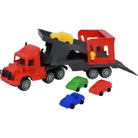 Plasto Autotransporter Mit 4 Autos