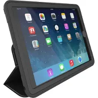 Zagg Rugged Messenger Klapphülle für das Apple iPad 9 (2021) 10.2 Zoll / iPad 8 (2020) 10.2 Zoll / iPad 7 (2019) 10.2 Zoll - Schwarz