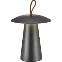 Nordlux LED-Akku-Tischleuchte Ara To-Go, Aluminium, schwarz
