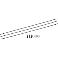 Zipp Cx-ray Straight Pull External Speichen 3 Einheiten Schwarz 290 mm Schwarz 290 mm