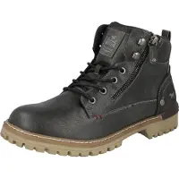 Mustang Herrenschuhe Stiefel Schnürer Blau Freizeit