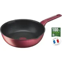 Tefal Daily CHEF G27377 Wokpfanne, 26 cm max. Durchmesser, Aluminium, Induktionsherd-geeignet, Antihaftbeschichtung