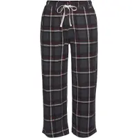 S.oliver Red Label Pyjamahose , Damen, Gr. 36/38, N-Gr, rot (bordeaux, kariert), Single Jersey, Obermaterial: 50% Baumwolle, 50% Viskose, kariert, bequem ca. Mitte Wade, Hosen Pyjamahose, mit Allover-Druck