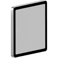 LIGHTME LED-Spiegelleuchte Aqua eckig chrom