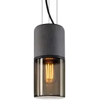 SLV Lisenne Hängeleuchte mit Rauchglas