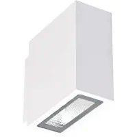 Brumberg 10013103 LED-Wandanbauleuchte 2 x 3 W, 230 V AC, 50 Hz, 3.000 K, IP54, graphit struktur