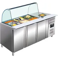 Saro Saladette mit Glasaufsatz Modell GN 3100 TNS
