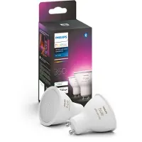 Philips - White & Color 6W Bluetooth GU10 Leuchtmittel 2 Stck.