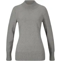 Bonprix Strickpullover aus Strickmaterial, atmungsaktiv, pflegeleicht, mit Stehkragen
