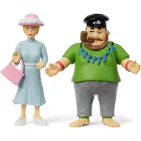 Peppi Pitkätossu Efraim And Miss Prysselius Figures Puppe
