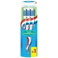 Aquafresh Zahnbürste Flex Interdental Medium (3 Stück)