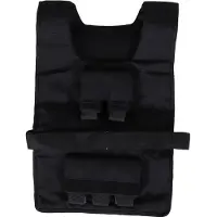 HOMCOM 30 kg Trainingsweste Gewichtsweste Krafttraining Oxford Eisen Schwarz