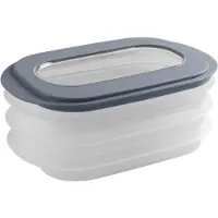 Sunware Aufschnittsdose Sigma Home 3er transparent/blau