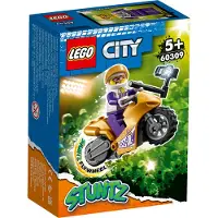 LEGO 60309 City Stuntz Selfie-Stuntbike Stuntshow Set mit Schwungradantrieb, Motorrad-Spielzeug mit Selfie-Stick, Geschenk für Kinder ab 5 Jahren