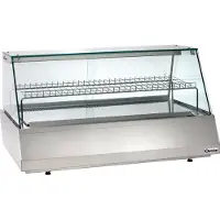Bartscher Kalte Theke 3/1 GN, Kantglas, Kalte Theke zur Kühlung und Präsentation von Speisen, 1 Stück