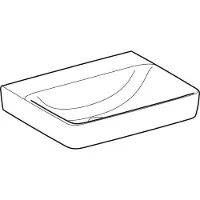 Geberit 501639001 Renova Plan Waschtisch, 60x48cm