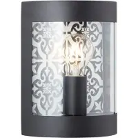 Brilliant Außenwandleuchte Lison Schwarz IP44 max. 40W E27 ohne Leuchtmittel