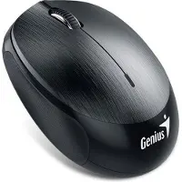 Genius Computer Technology NX-9000BT, Beidhändig, BlueEye, Bluetooth+USB Type-A, 1200 DPI, Schwarz, Graphit