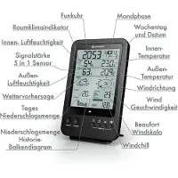 Bresser - 14463 - zusätzliche / Ersatz-Basisstation für Wetterstation 7002510
