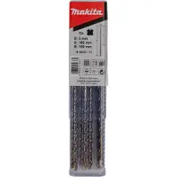Makita HM Bohrer V-PLUS, Ø 5,0mm - Länge 160mm - SDS-PLUS - 10 Stück - B-46501-10