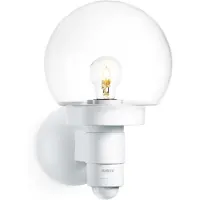 Steinel 657413 Sensor-Außenleuchte L 115 S weiß, 60 W, IP44 Mit Bewegungsmelder 109500500