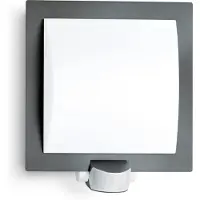 Steinel L 20 S Außenwandleuchte Sensor, anthrazit, schwarz, Edelstahl, Modern