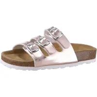 Lico Mädchen Bioline Kids Shine Pantoletten, Rosa, 31 EU