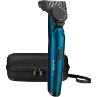 BaByliss Japanese Steel Beard Trimmer, Waschbar, Wechselstrom/Batterie, Schwarz, Blau