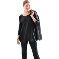 Anna Aura Langarmshirt Anna Aura Schwarz