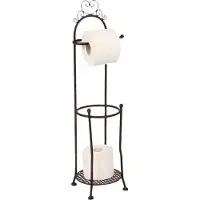 Ambiente Haus Toilettenpapierhalter , braun, Metall, Toilettenpapierhalter, Toilettenpapierhalter, Höhe 70 cm