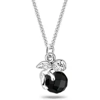 Elli Halskette Engel Onyx 925 Sterling Silber Elli Schwarz