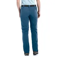 Maier Sports Outdoorhose "Nata", Damen, Gr. 44, Normalgrößen, blau (jeansblau), 90% Polyamid, 10% Elasthan, Hosen Outdoorhose, Damen Zip-Off Wanderhose, atmungsaktive Trekkinghose, Regular Fit
