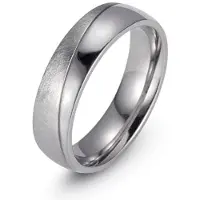 Firetti Trauring "Schmuck Geschenk "LIEBE" mit Vertiefung, ca. 7,0mm breit" Gr. 66, silber (edelstahlfarben), Fingerringe, Damen, 66, Edelstahl, 7mm, Trauring, Topseller