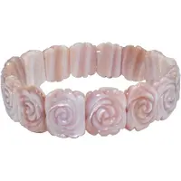 Firetti Armband Rosen-Design 16 mm breit rosa elastisch