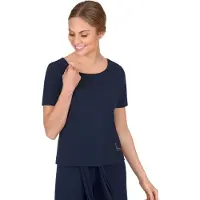 Trigema Sweatshirt mit kurzen ?rmeln mit Kristallen von Swarovski
