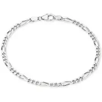 Amor Silberarmband "9048311", silber (silberfarben), Armbänder, Damen, 19cm, Silber 925 (Sterlingsilber), Silberarmband, Made in Germany